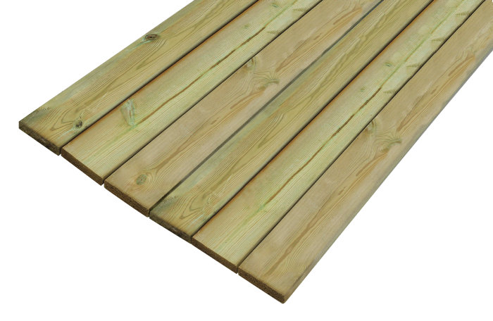 Trall Impregnerad 28 x 120 mm - 4,2 m Södra Wood
